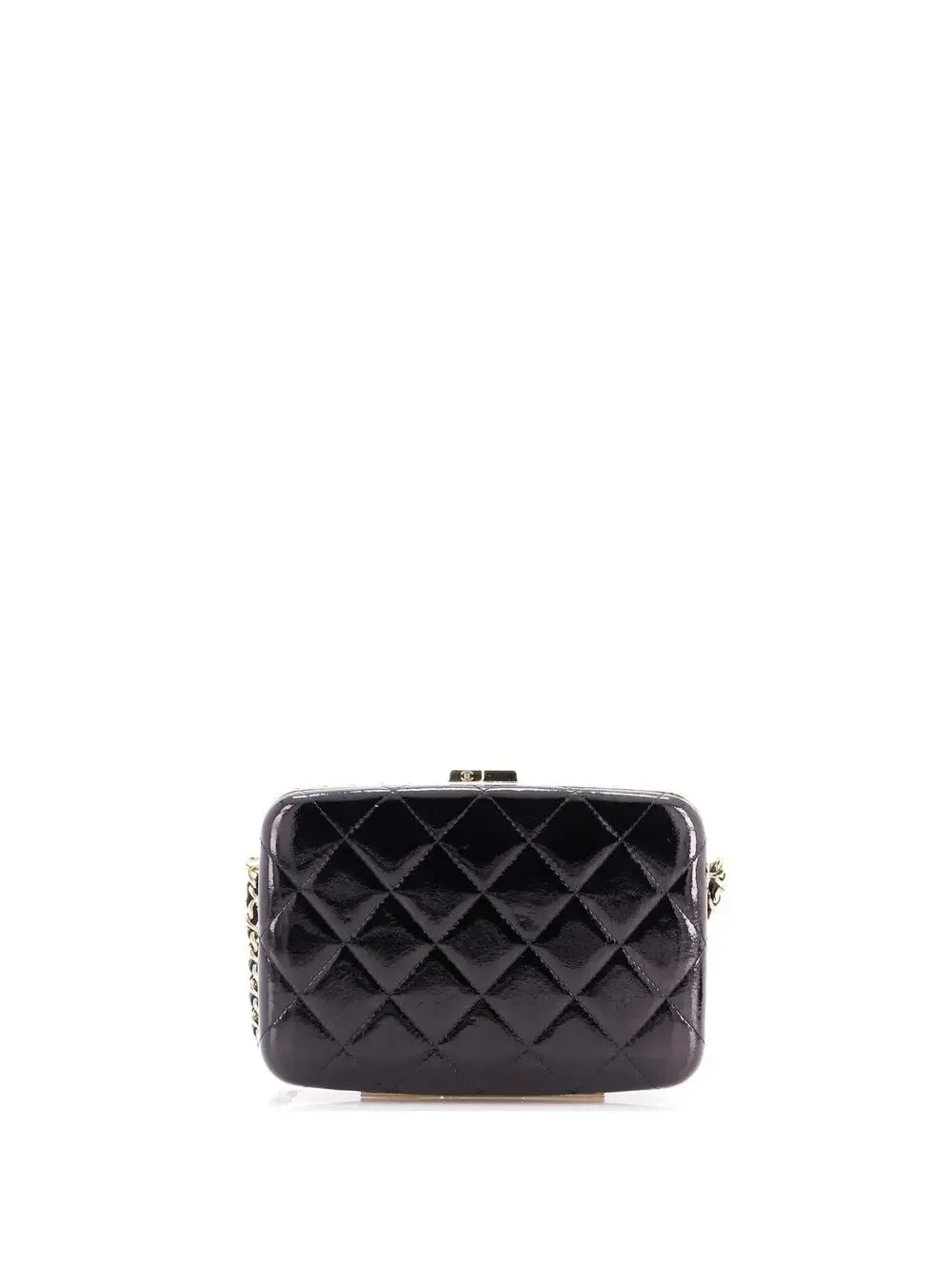 Chanel Framed Box Clutch With Chain #222272C35B